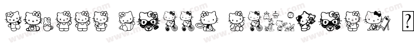 Hello Kitty Studios字体转换